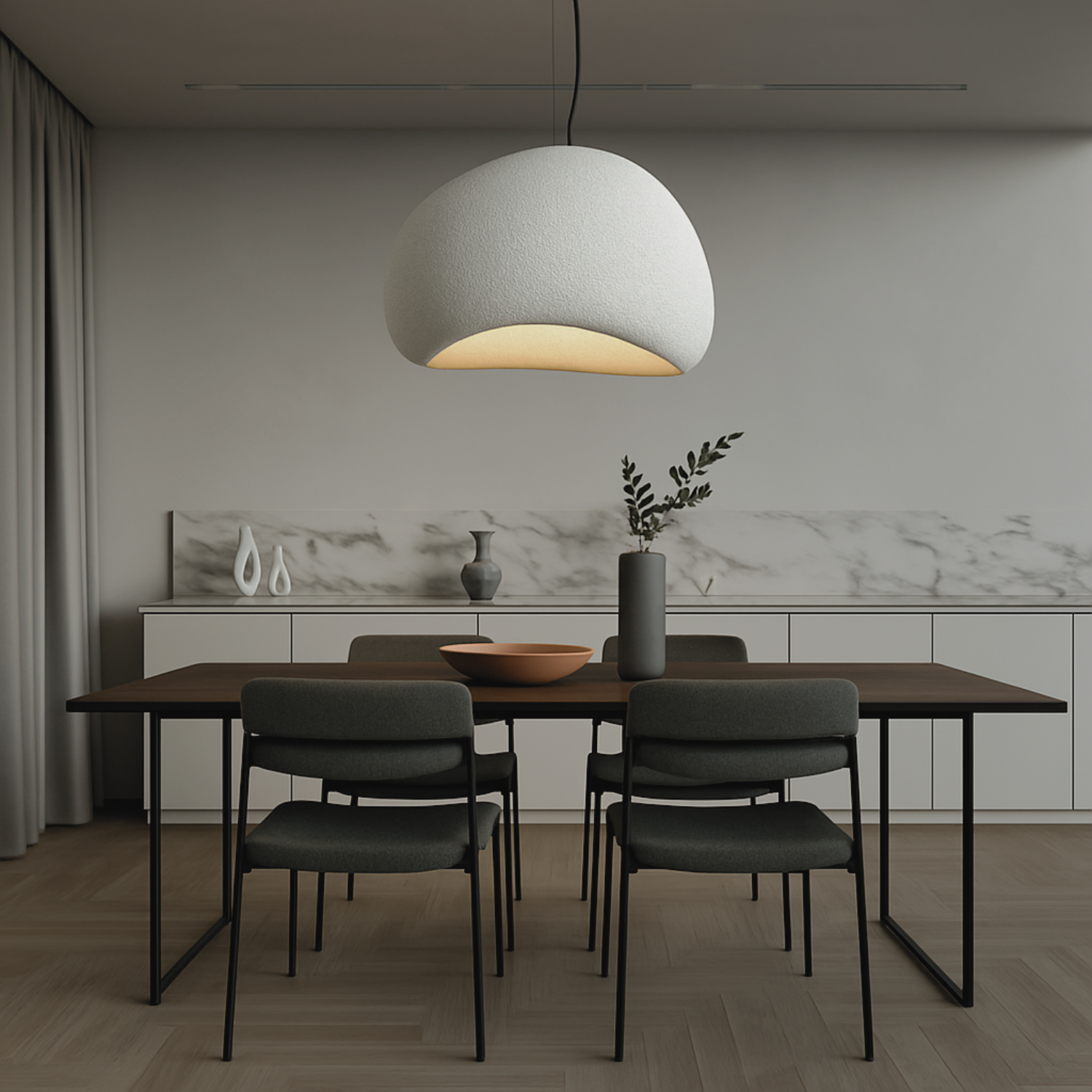 Nordic Wabi Sabi LED Bedroom & Living Room Lamp