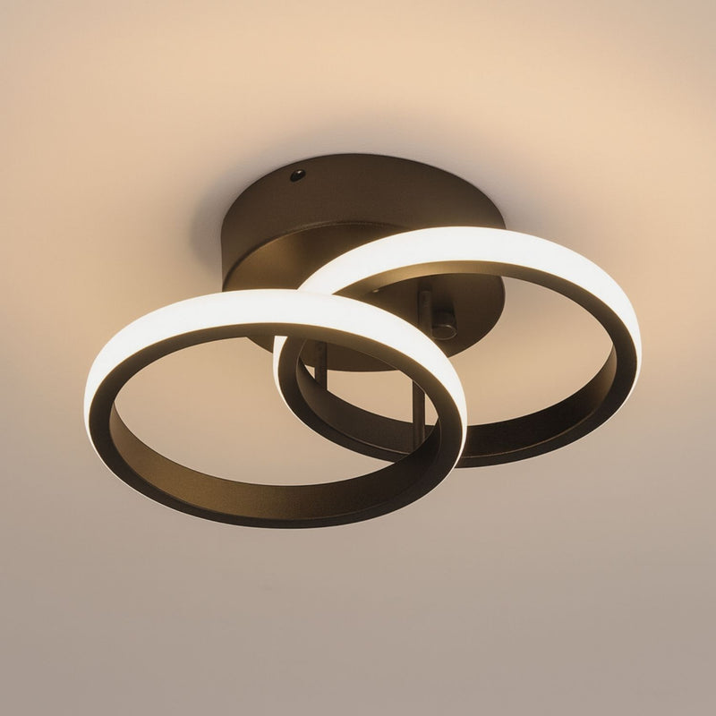 Architectural LED Ring Ceiling Light for Hallway and Living Room