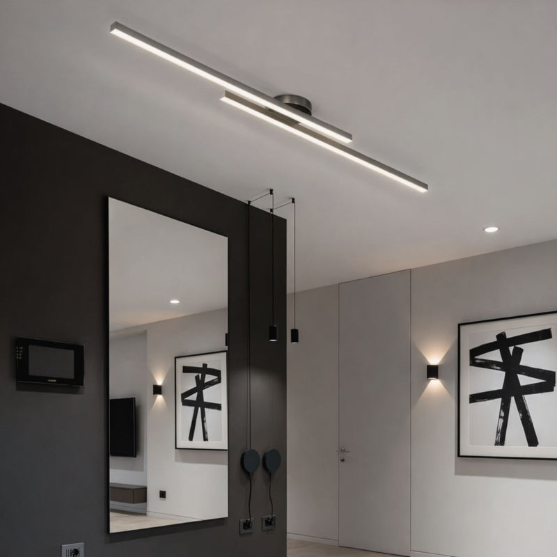 Contemporary Linear Integrated LED Ceiling Light
