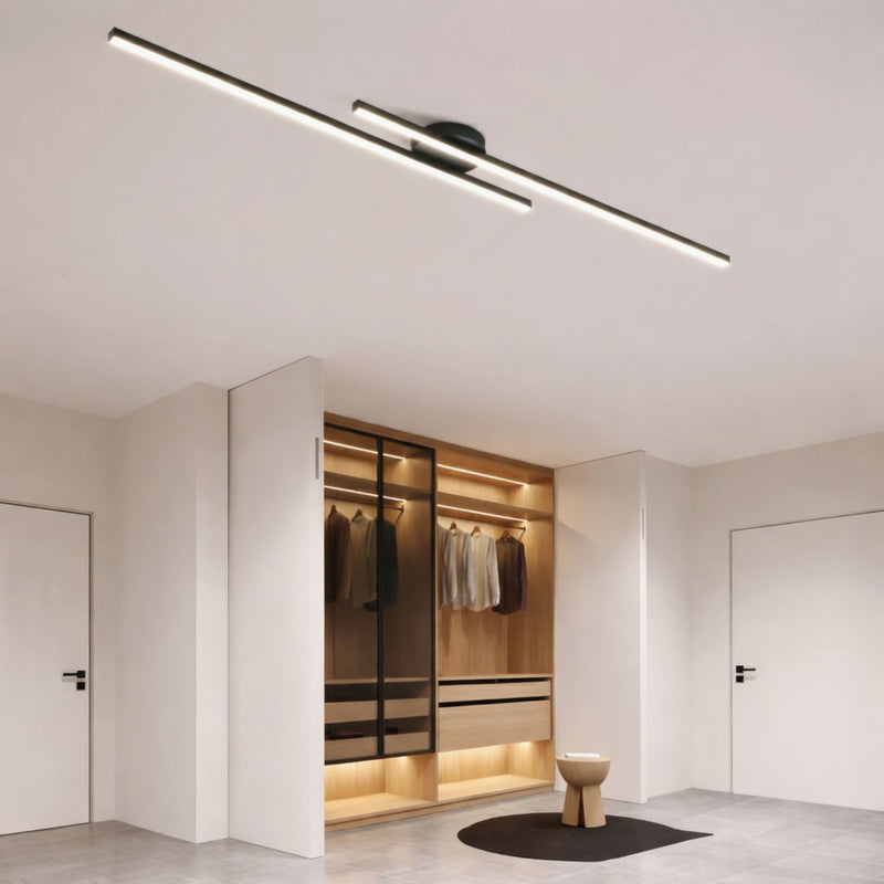 Contemporary Linear Integrated LED Ceiling Light