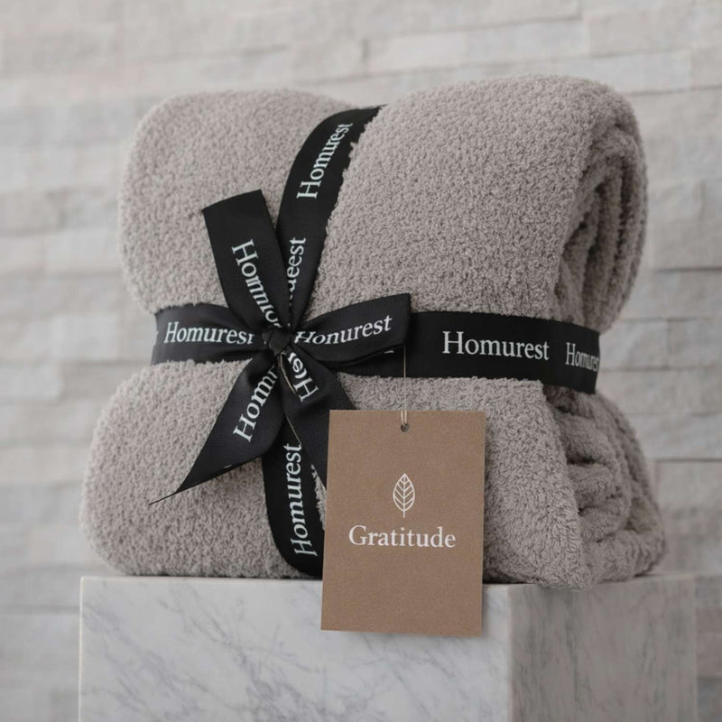 Cozy Knit Throw Blanket