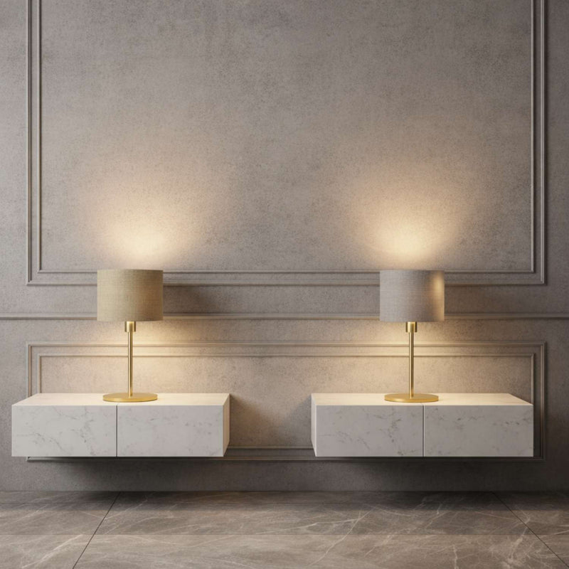 Modern Fabric Shade Table Lamp