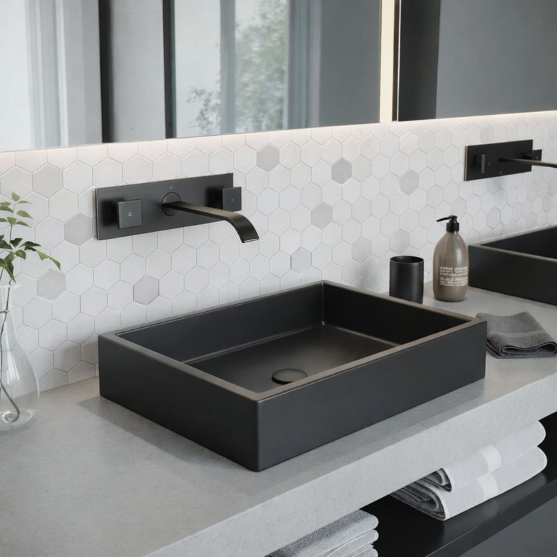 Hexagon Peel and Stick Wall Tiles