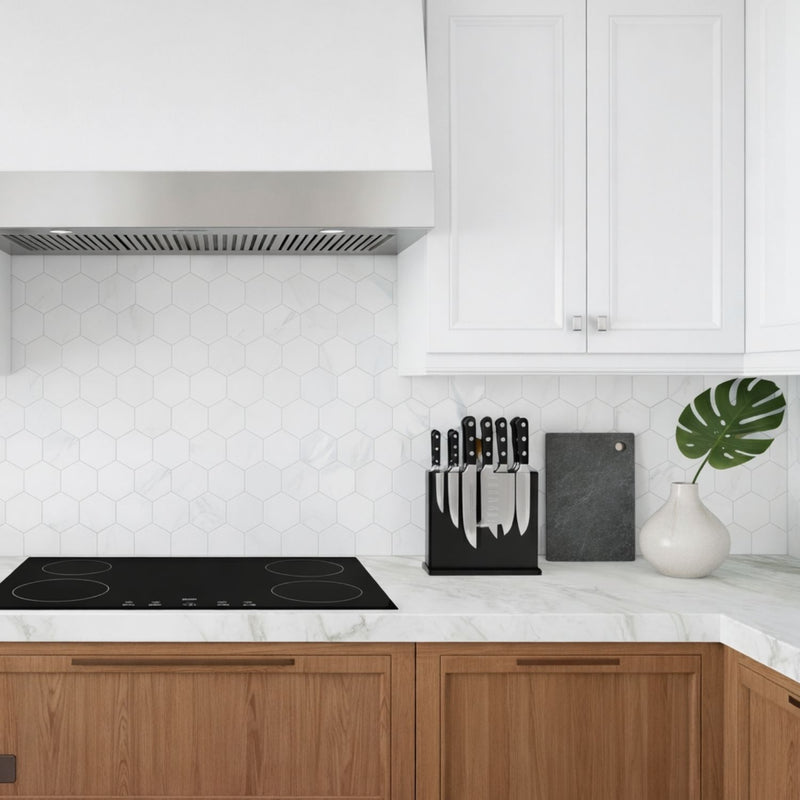 Hexagon Peel and Stick Wall Tiles