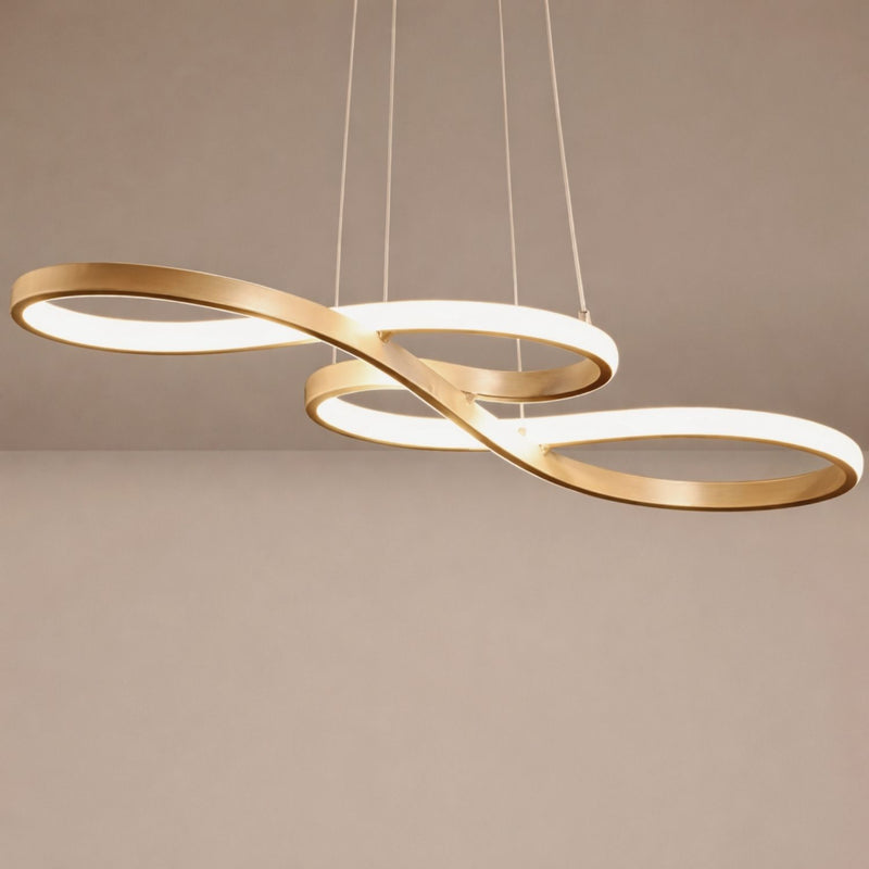 Modern Multi Loop Pendant Light with Integrated LED