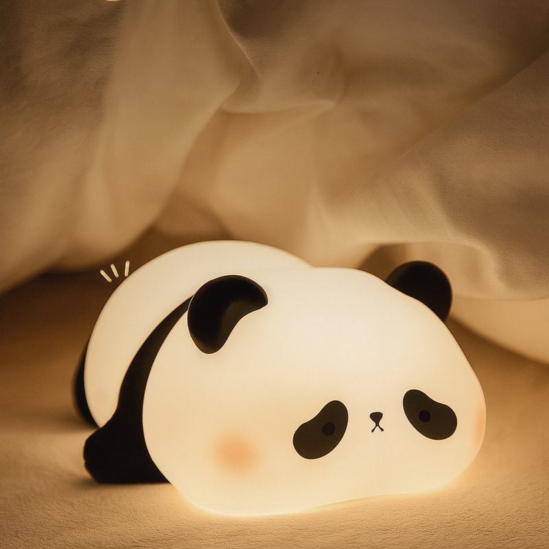 Panda Silicone Bedroom and Desk Night Lamp
