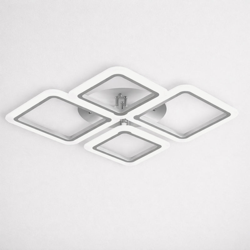 Modern Square LED Ceiling Light with Integrated LED
