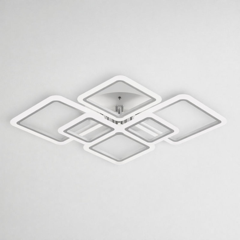 Modern Square LED Ceiling Light with Integrated LED