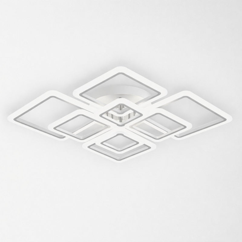 Modern Square LED Ceiling Light with Integrated LED