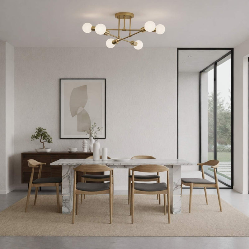 Modern Multi Arm Ceiling Light