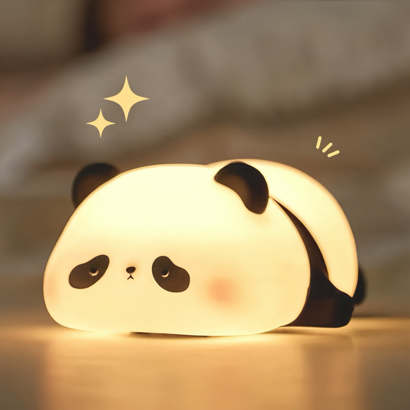 Panda Silicone Bedroom and Desk Night Lamp