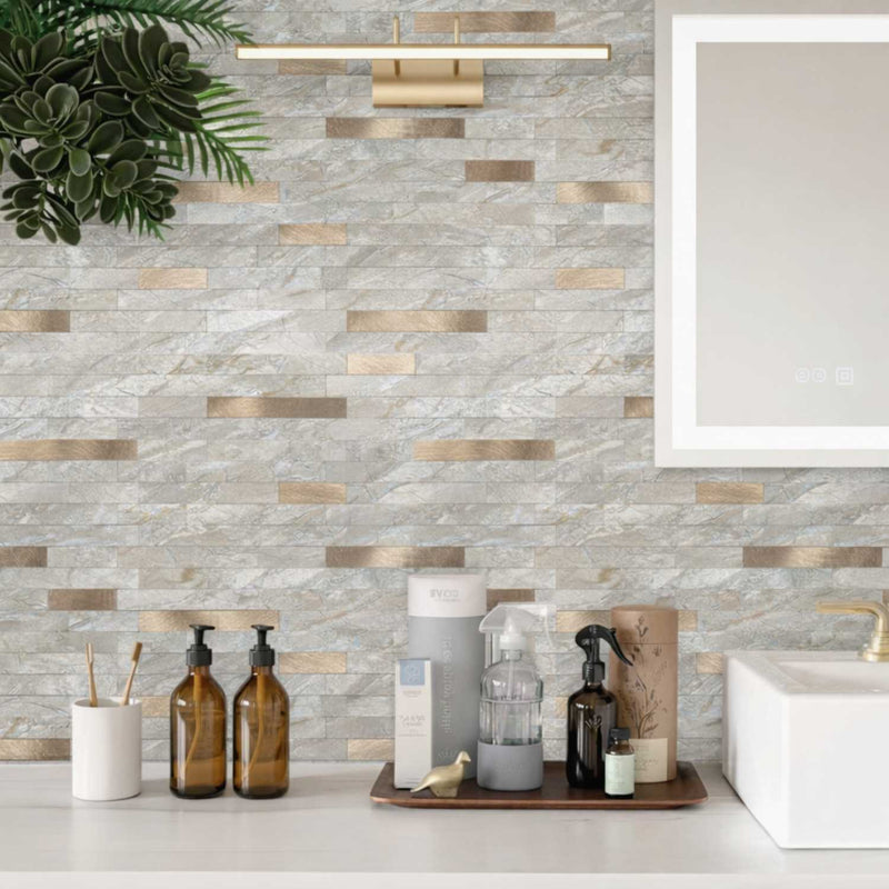 Rectangle Peel and Stick Wall Tiles