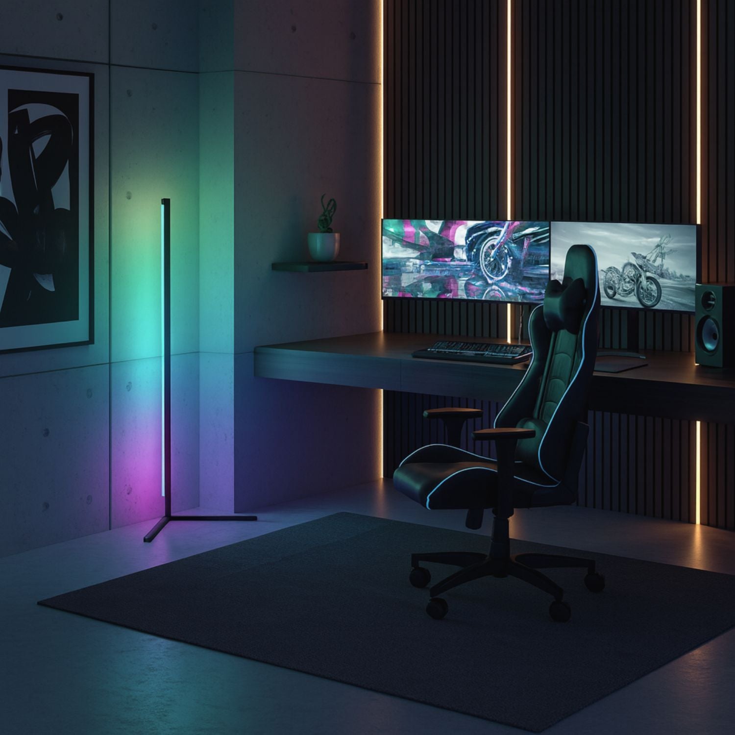 Defined Lighting for Workstations and Desk Setups