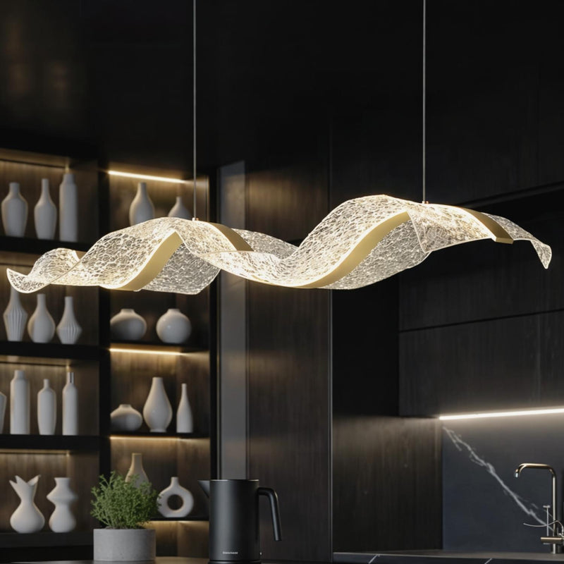Modern LED Wave Pendant Light