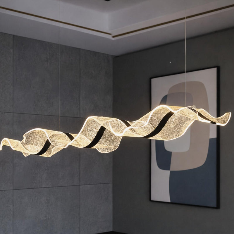 Modern LED Wave Pendant Light