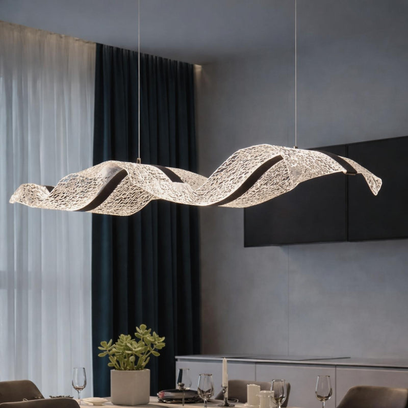 Modern LED Wave Pendant Light