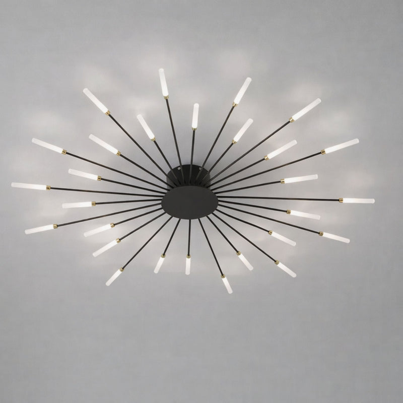 Modern LED Multi Arm Starburst Ceiling Light