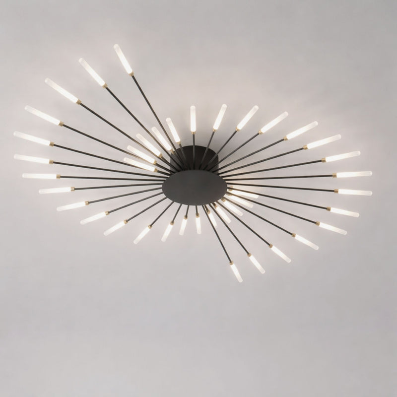 Modern LED Multi Arm Starburst Ceiling Light