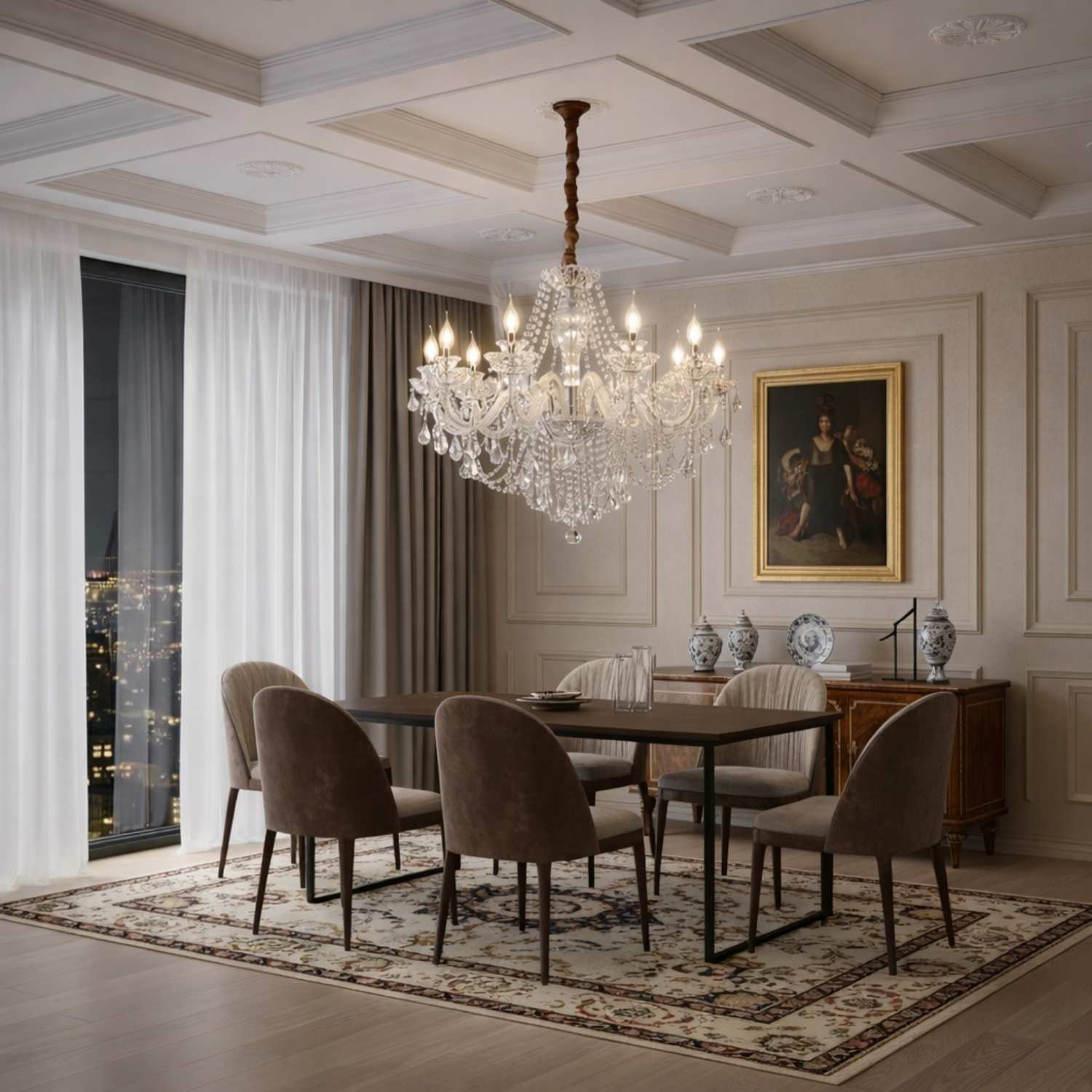 Defined Presence Above Dining Tables