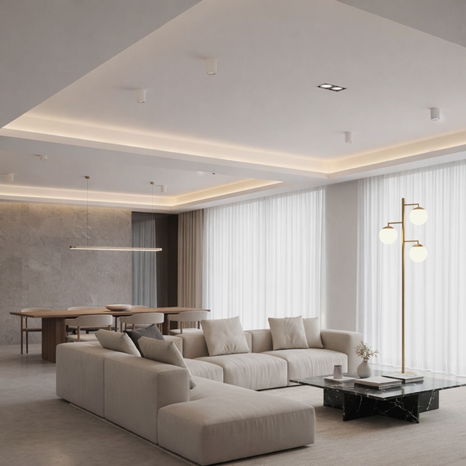 Freestanding Floor Lamp for Common Areas