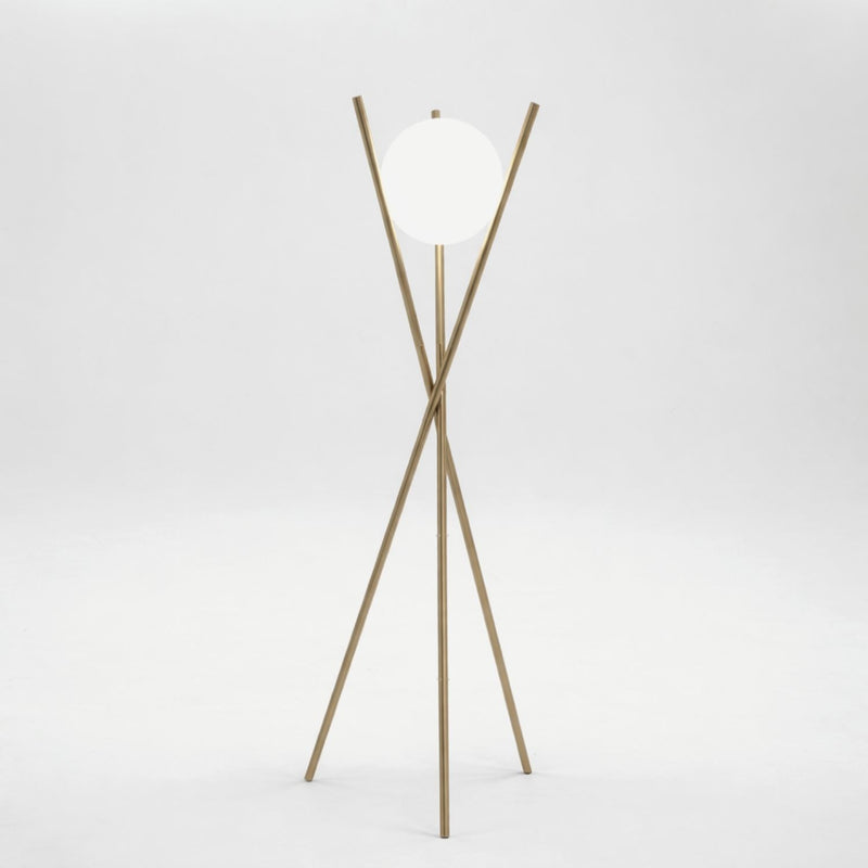 Modern Tripod Globe Floor Lamp