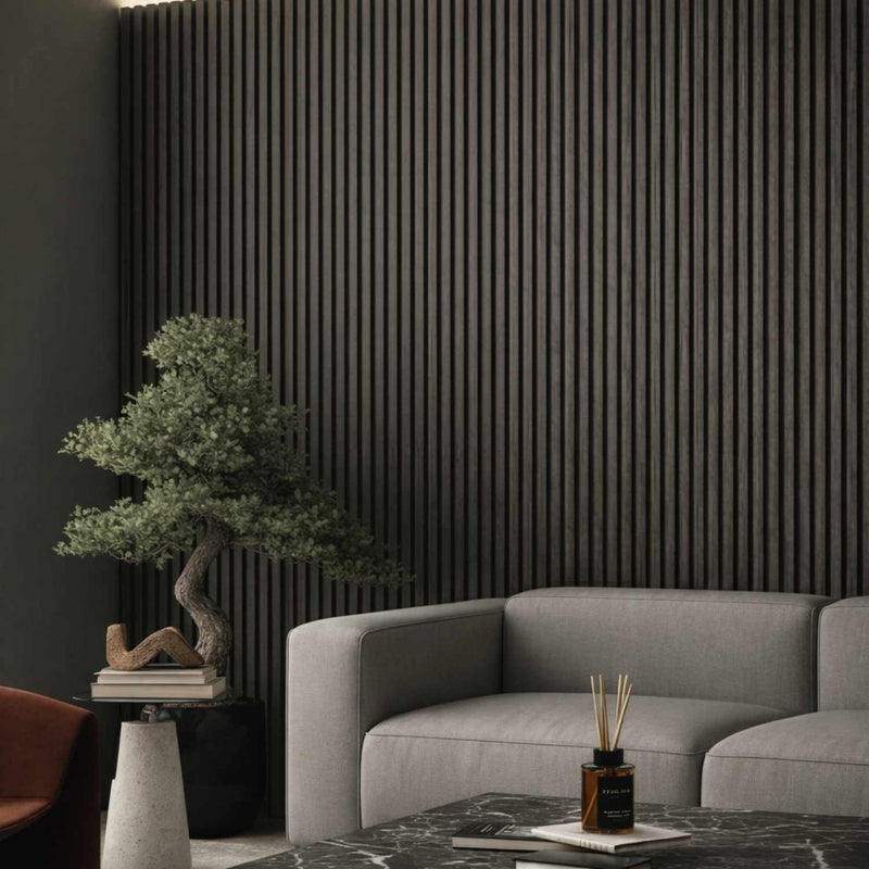 Wood Slat Wall Panel Set for Interior Wall