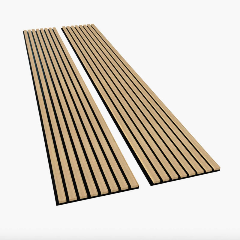 Wood Slat Wall Panel Set for Interior Wall